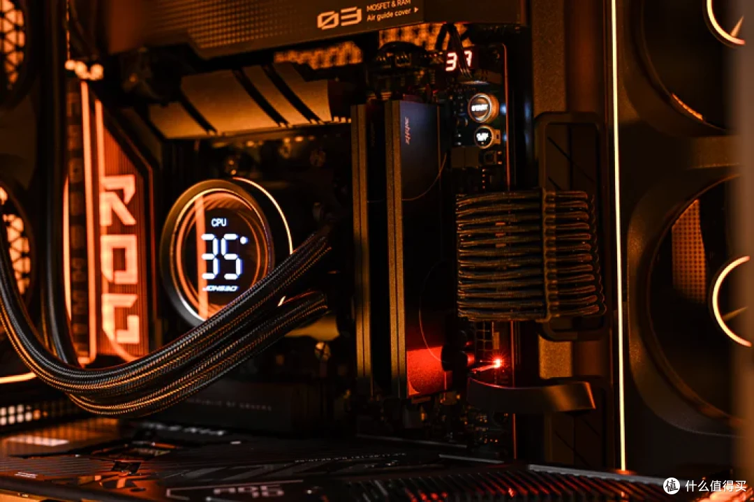 ROG X870E HERO+挚科无界 6000 C28+乔思伯 X400 装机展示