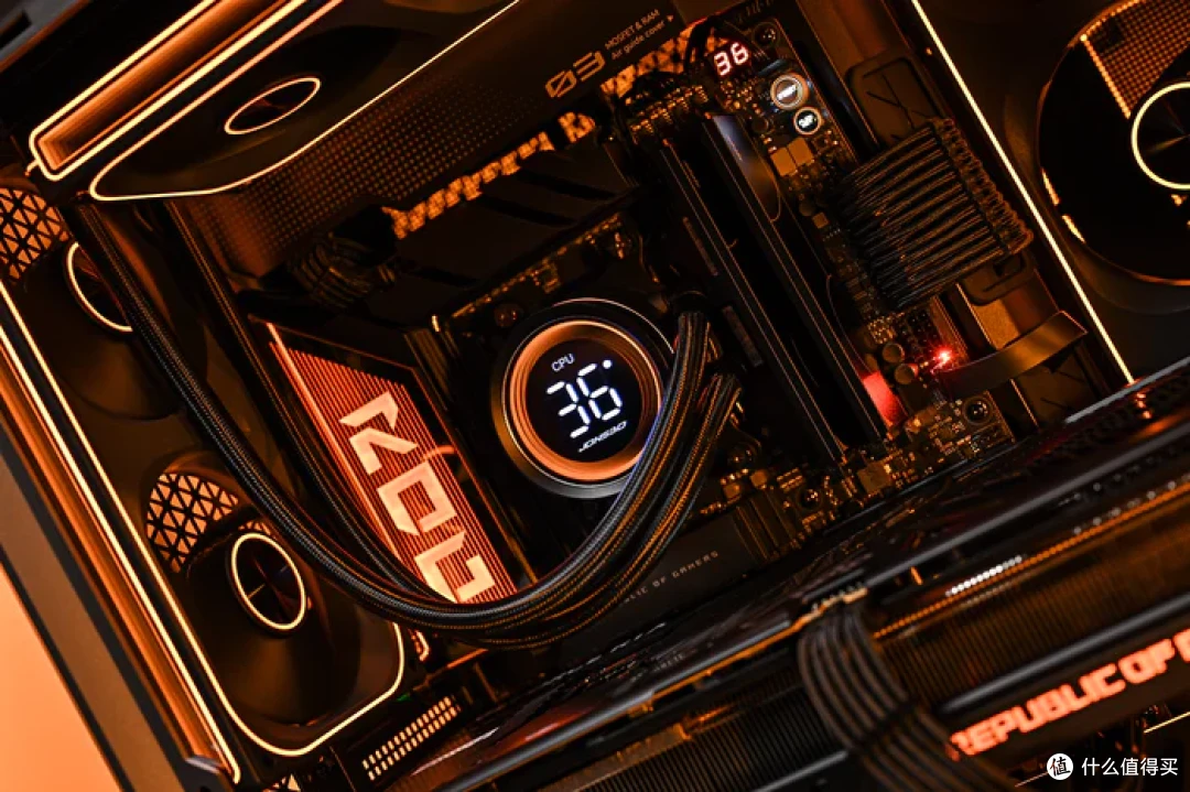 ROG X870E HERO+挚科无界 6000 C28+乔思伯 X400 装机展示