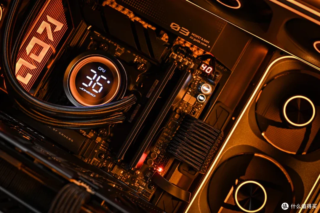 ROG X870E HERO+挚科无界 6000 C28+乔思伯 X400 装机展示