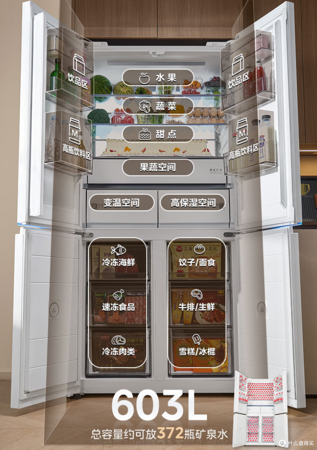 大冰箱选购必看,除了大还要看什么,美的全食材原鲜究竟体验如何