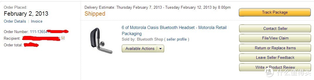 刚刚收到的Motorola 摩托罗拉Oasis蓝牙耳机和D-LINK DIR-651路由