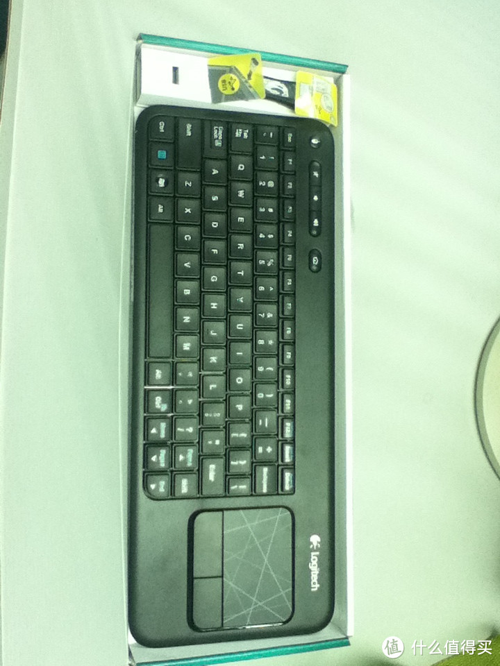 刚买的罗技K400无线触摸键盘