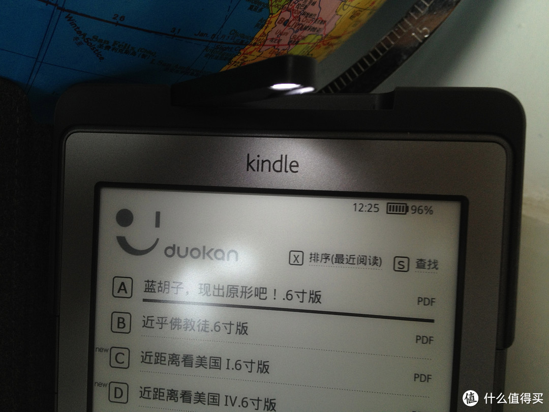 kindle 4和带灯皮套