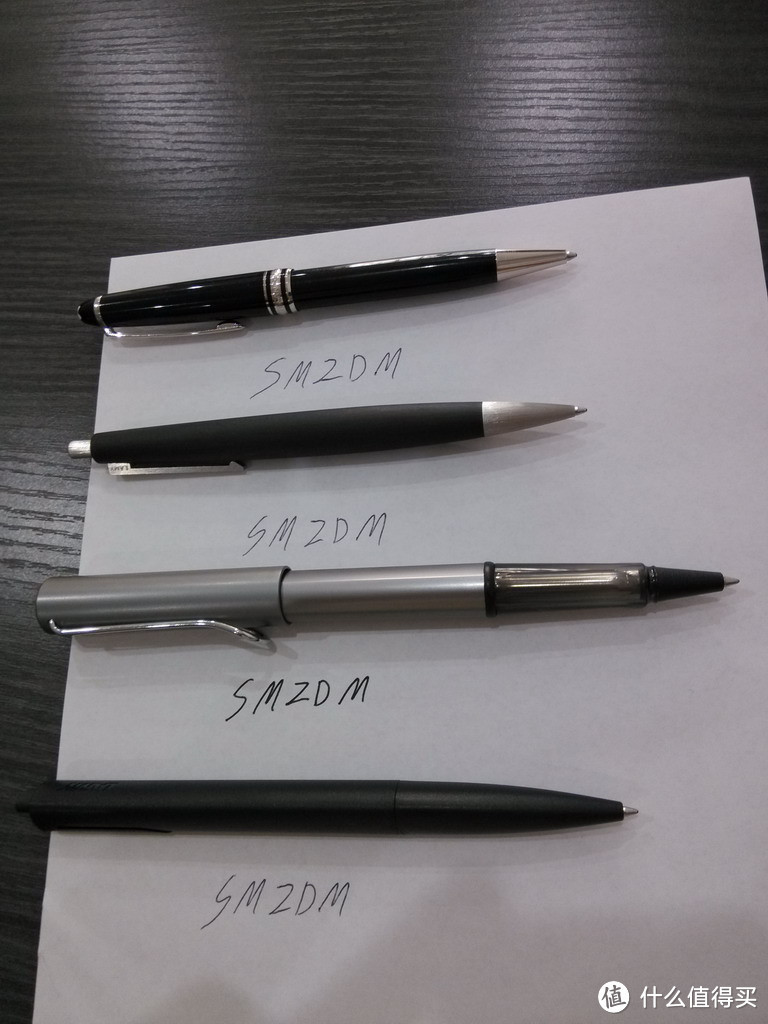 晒晒手上的几支笔～～～万宝龙P164，LAMY 2000、ALL-STAR、NOTO