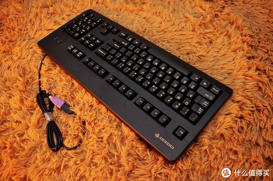￥599的樱桃cherry G80-3000黑色黑轴机械键盘