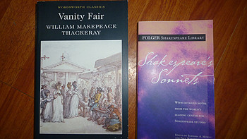 超满意：亚马逊中国入的原版《Shakespeare's Sonnets》及《Vanity Fair》