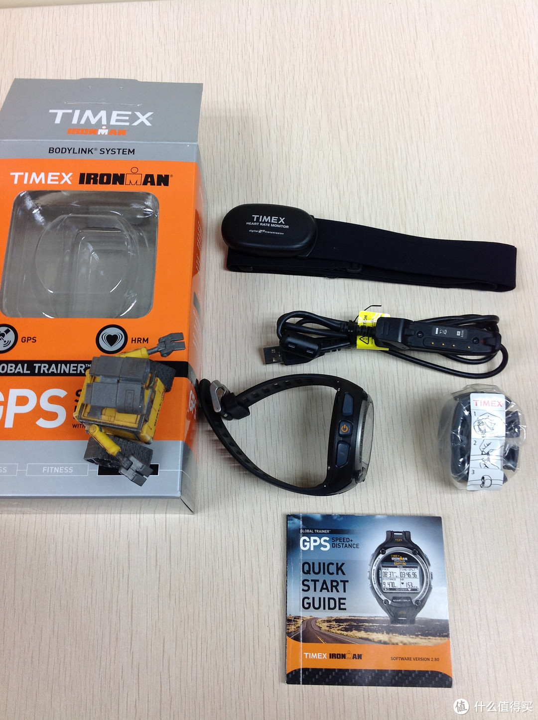 运动装备连环晒: Timex Global Trainer 铁人三项GPS心率表开箱及使用感受