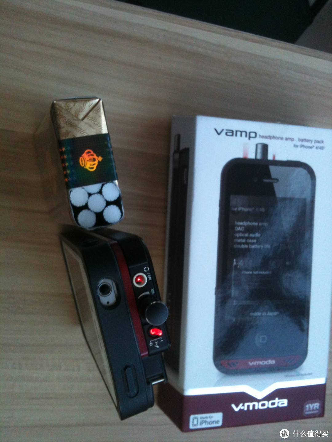 V-MODA VAMP iPhone4/4S专用 耳放电池背甲,奇葩物？坑爹物？且看我晒来