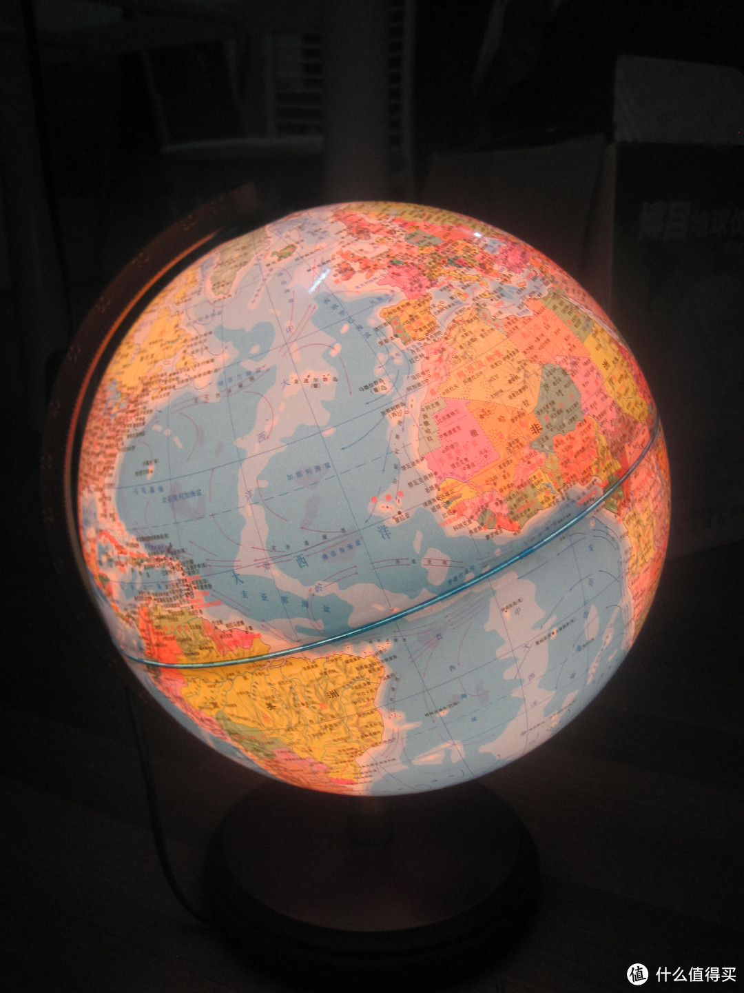 绚丽星球——博目25厘米政区灯光地球仪