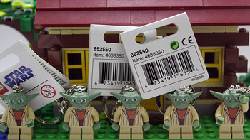一个尤达一块钱:LEGO 乐高 星球大战系列 尤达钥匙扣 