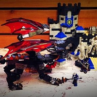 搭积木~Mega Bloks 魔兽世界 Deathwing's Stormwind Assault 暴风城大门 死亡之翼