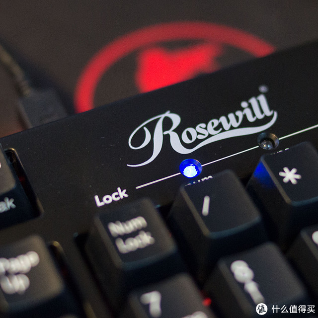 Rosewill 罗维 机械键盘 黑色红轴晒单