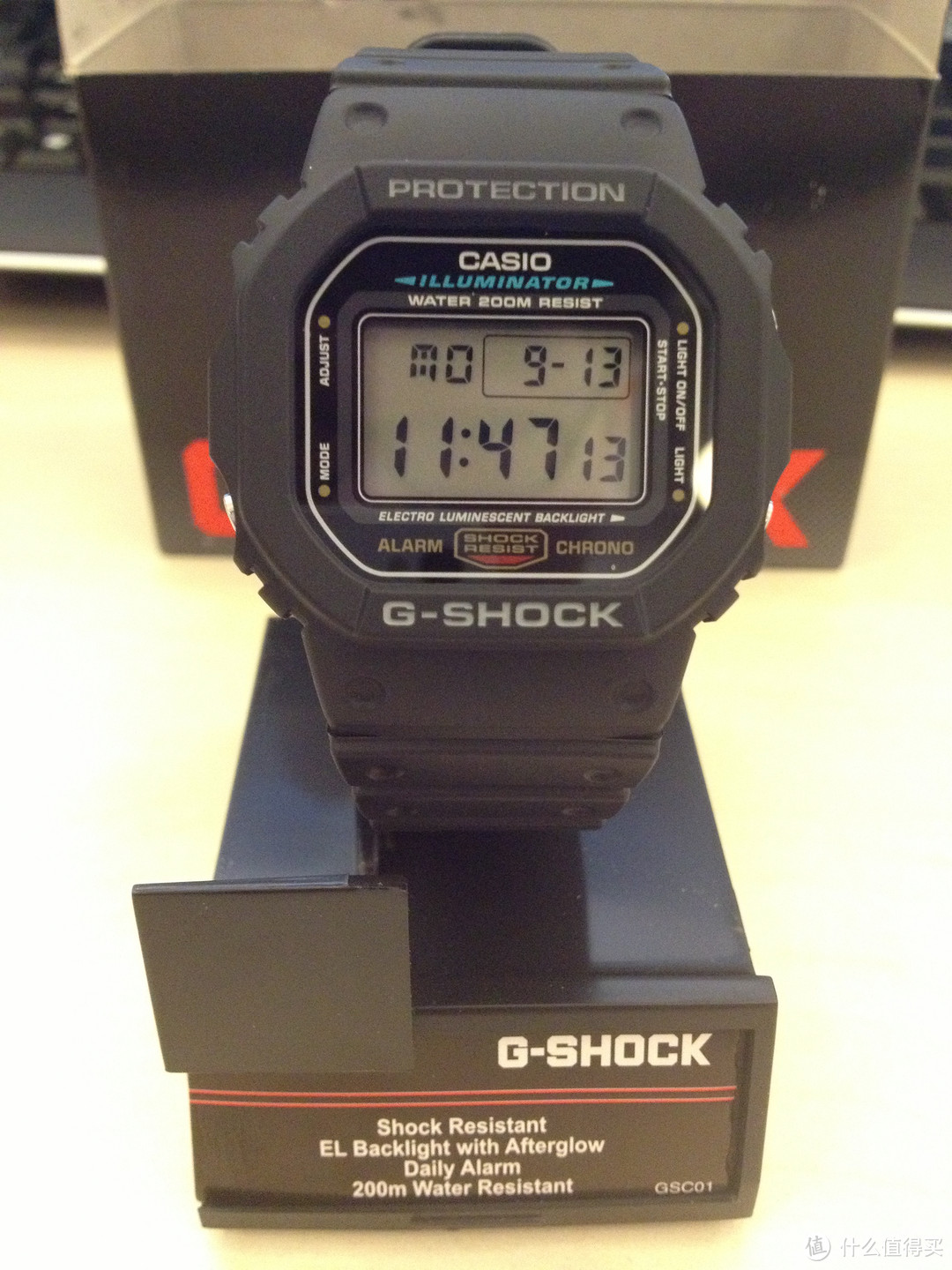 纯朴简单的 CASIO 卡西欧 G-Shock DW5600E-1V 男款腕表