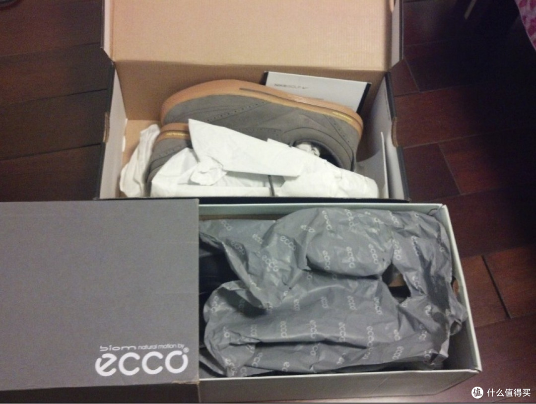 ecco nike 高尔夫鞋