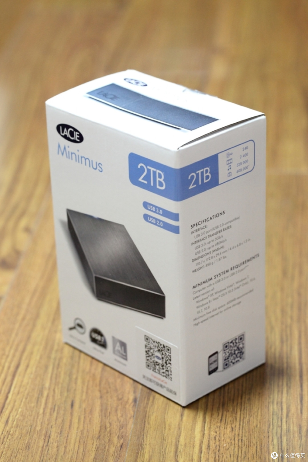 lacie minimus 3.5寸 2tb 移动硬盘