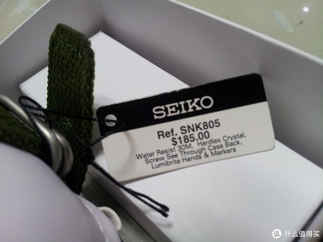 菜鸟!海淘处女购!精工5号 SNK805K2 开箱照!!