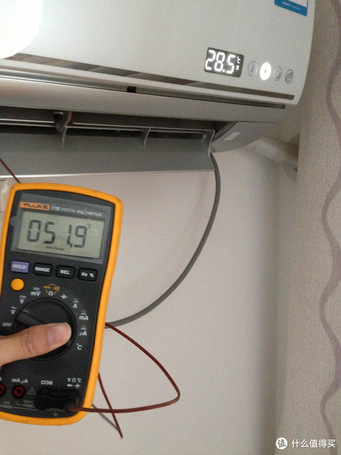 三菱重工空调srkmc35hvb 简单对比测试 空调 什么值得买
