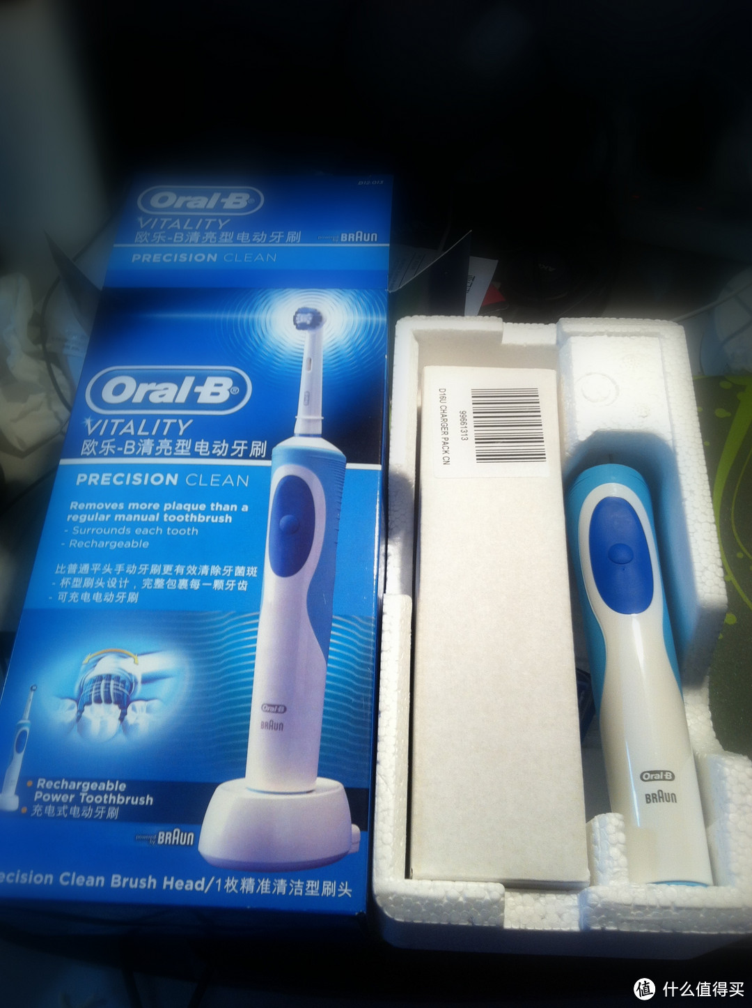 Oral-B欧乐B Vitality清亮型电动牙刷D12013（新）开箱