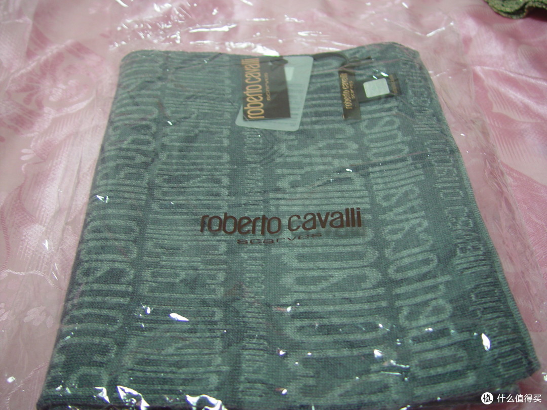 逆袭神器！Roberto Cavalli 罗伯特·卡沃利 Men's Wool Scarf 男士羊毛围巾