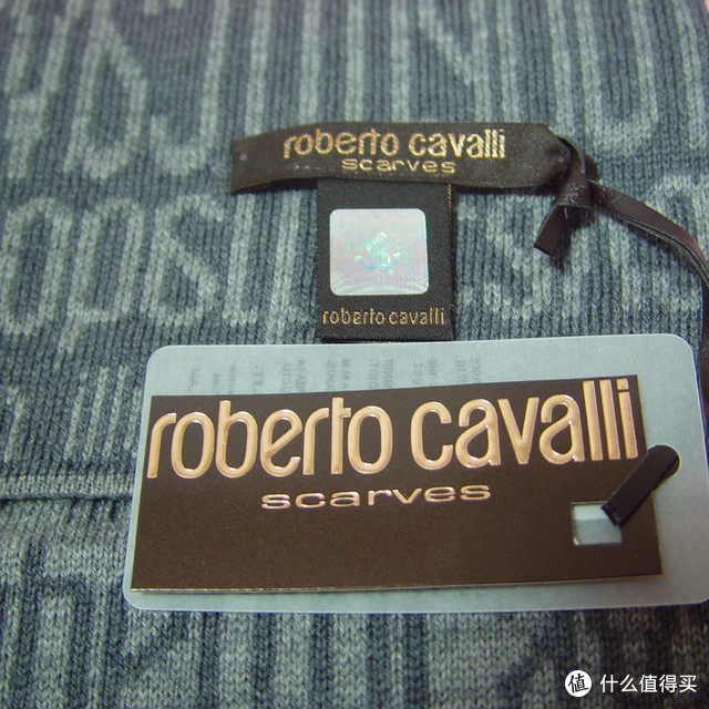 逆袭神器！Roberto Cavalli 罗伯特·卡沃利 Men\'s Wool Scarf 男士羊毛围巾