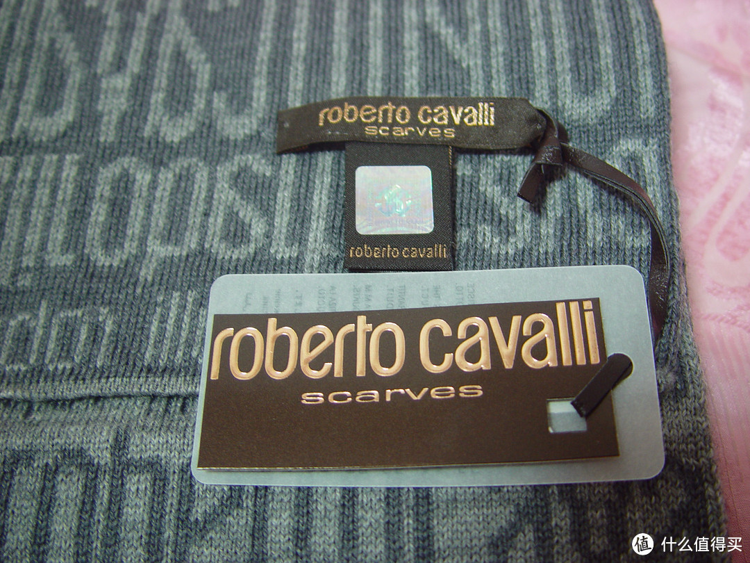 逆袭神器！Roberto Cavalli 罗伯特·卡沃利 Men's Wool Scarf 男士羊毛围巾