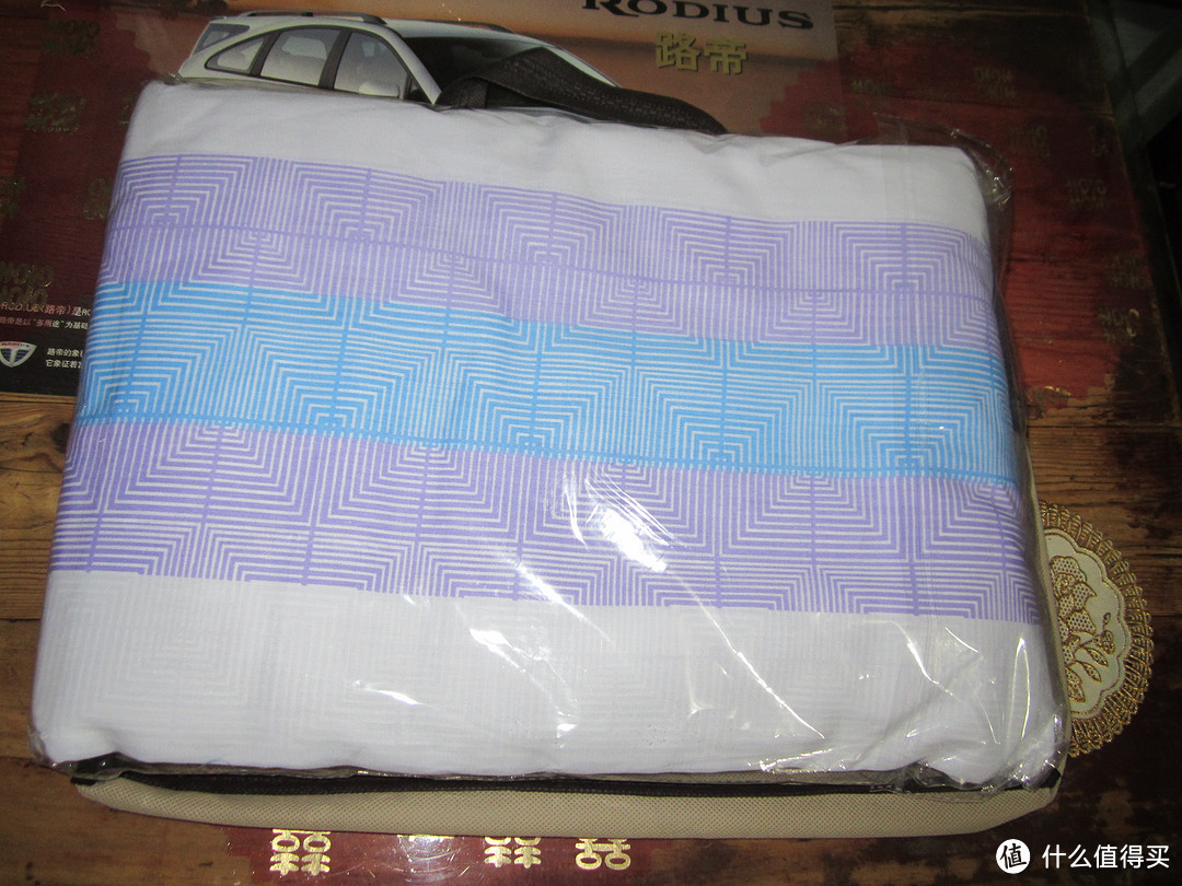 京东家纺200-100时，花108元买了个枕头和全棉四件套