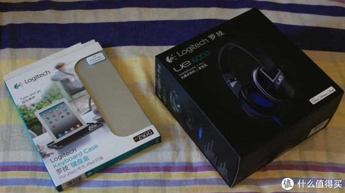迟来的晒单,SMZDM推荐,京东套餐 Logitech 罗技 UE6000 耳机+ ipad 蓝牙键盘