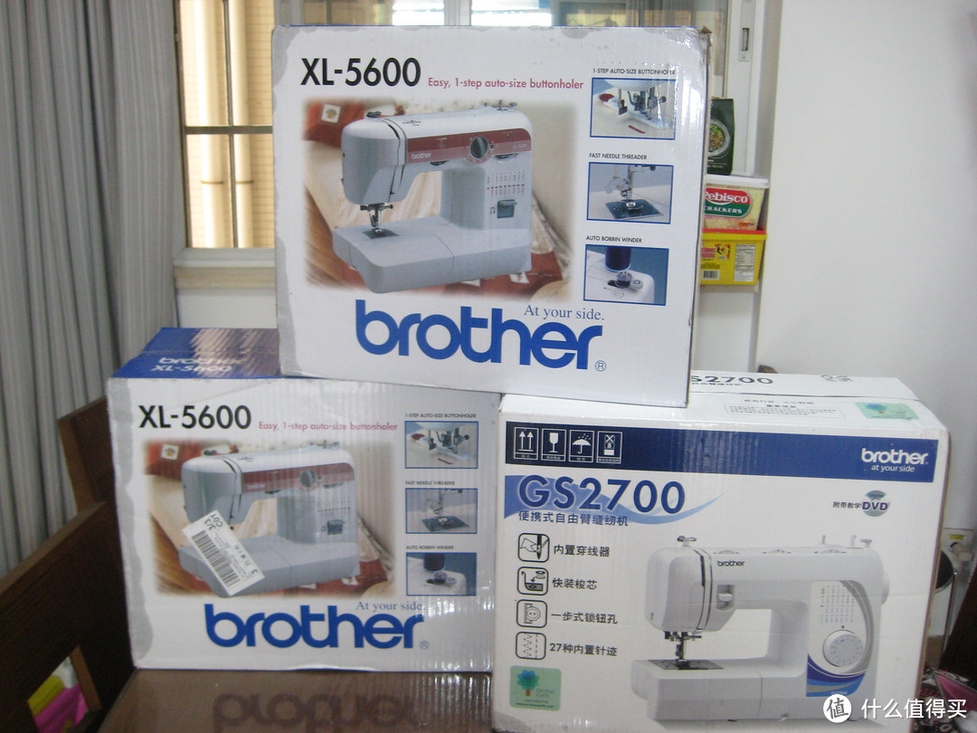 京东的 BROTHER 兄弟 家用电动 多功能缝纫机 XL-5600 到货啦～