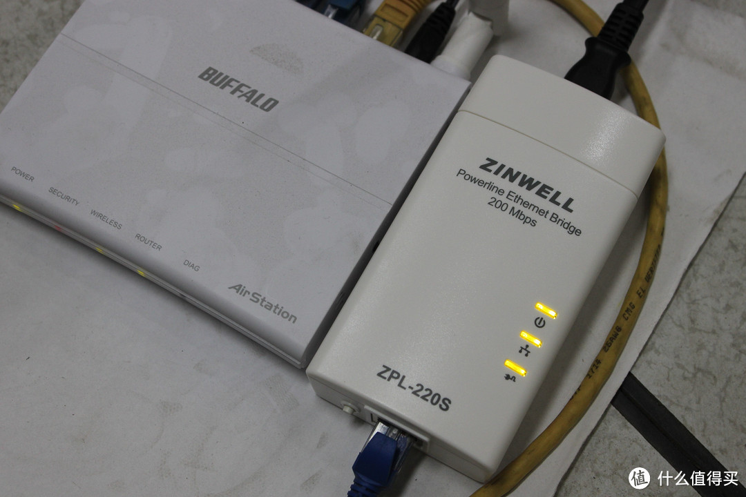ZINWELL 兆赫 ZPL-220S 200M电力线适配器