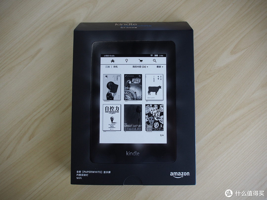 Kindle Paperwhite入手，另附同K4对比，纸质书和电子书对比