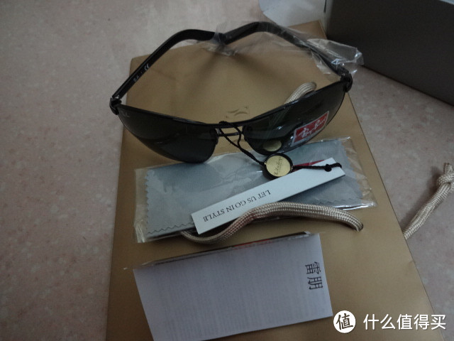 帮同事买的奢侈品 RAY-BAN 雷朋 3470E 黑色金属框黑色板材镜腿太阳镜