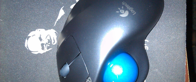 奇葩鼠标 Logitech 罗技m570 无线轨迹球鼠标1大洋入手 吼吼 电脑外设 什么值得买