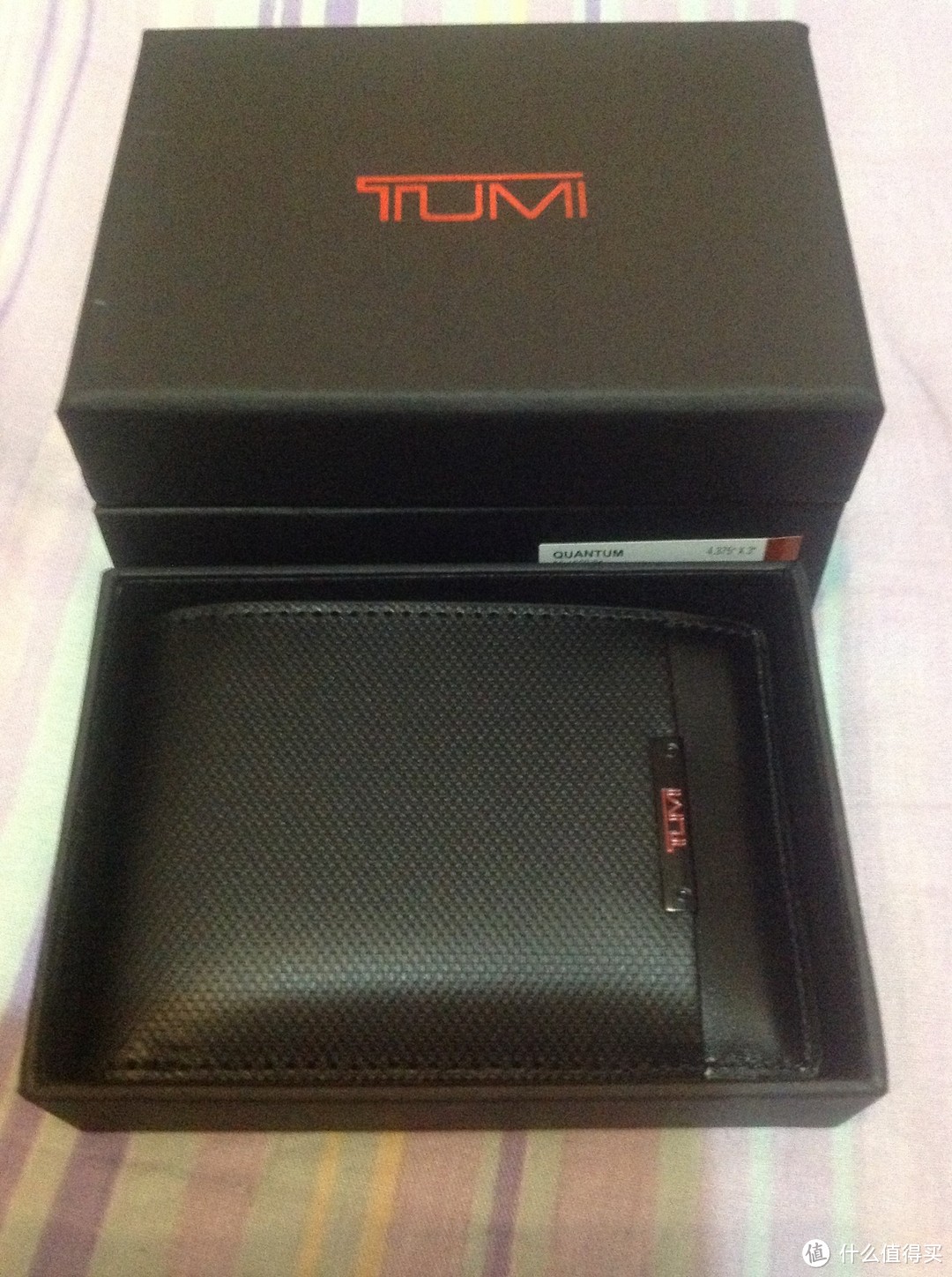 神价Tumi Quantum Slim Single Billfold Wallet 男款钱包到货 毛爷爷果然露头了