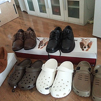 海淘鞋子6双晒单—Hush Puppies 暇步士 男鞋、Minnetonka 明尼唐卡 平底鞋、Crocs 卡洛驰 Unisex Classic Clog