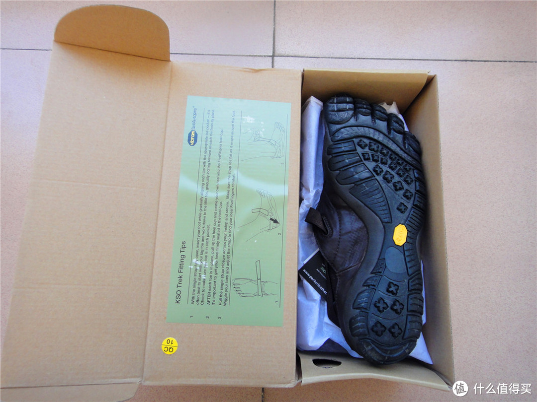 Vibram FiveFingers KSO Trek 袋鼠皮五趾鞋 晒单