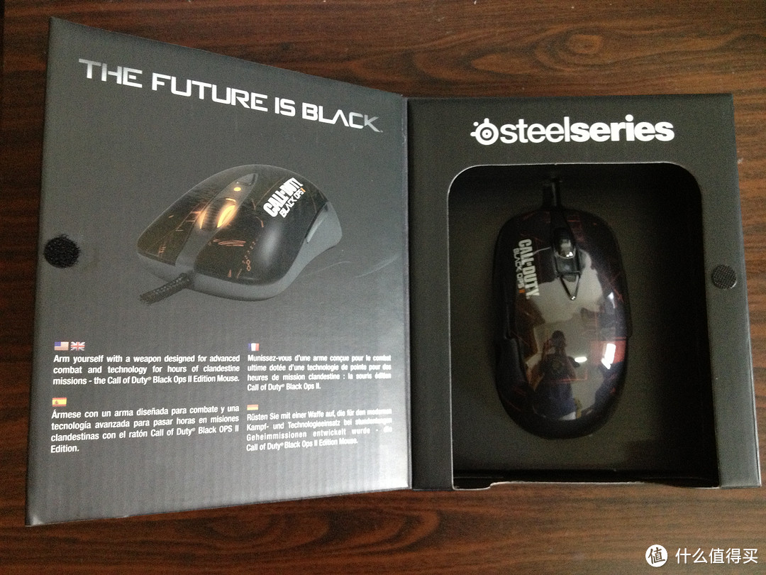 2个月前海淘的 SteelSeries 赛睿 COD9 黑色行动 限定版 游戏鼠标 终于到了