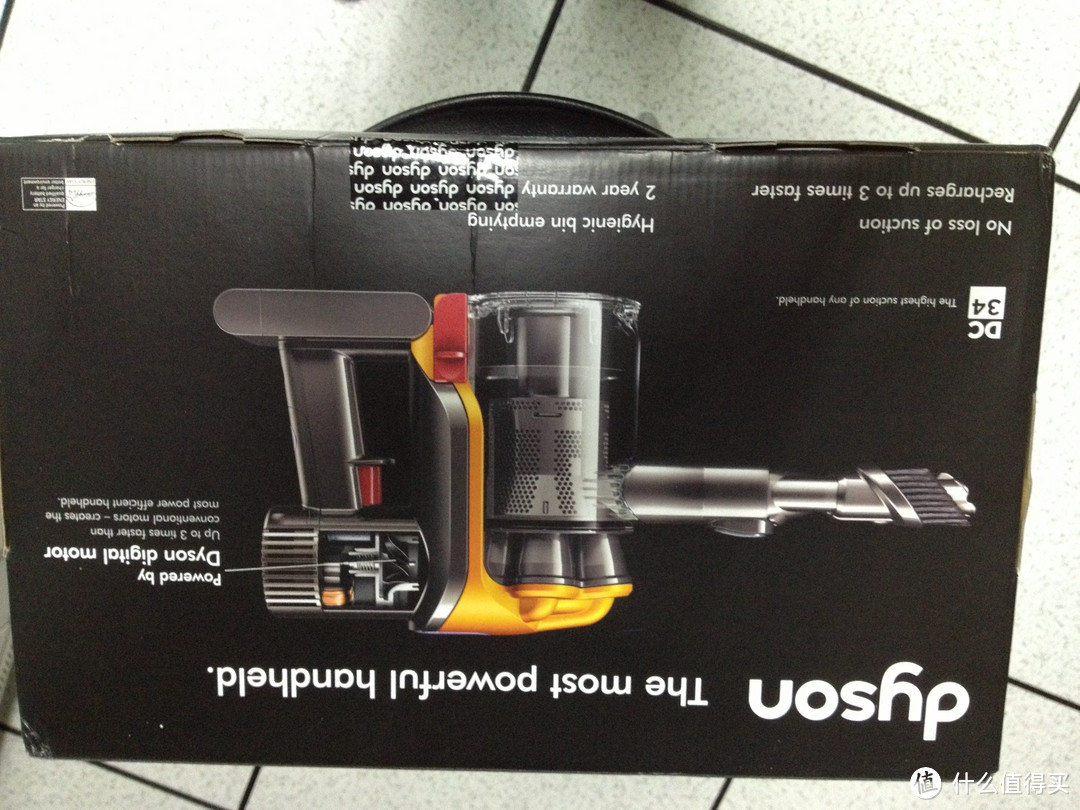 戴森 Dyson DC34 吸尘器 一个月后终于到手，等得内牛满面啊