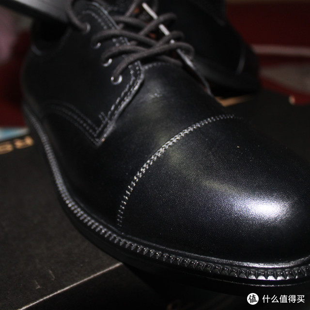 Dockers Men\'s Gordon Cap Toe Oxford 黑色 包头 牛津 12W 码！