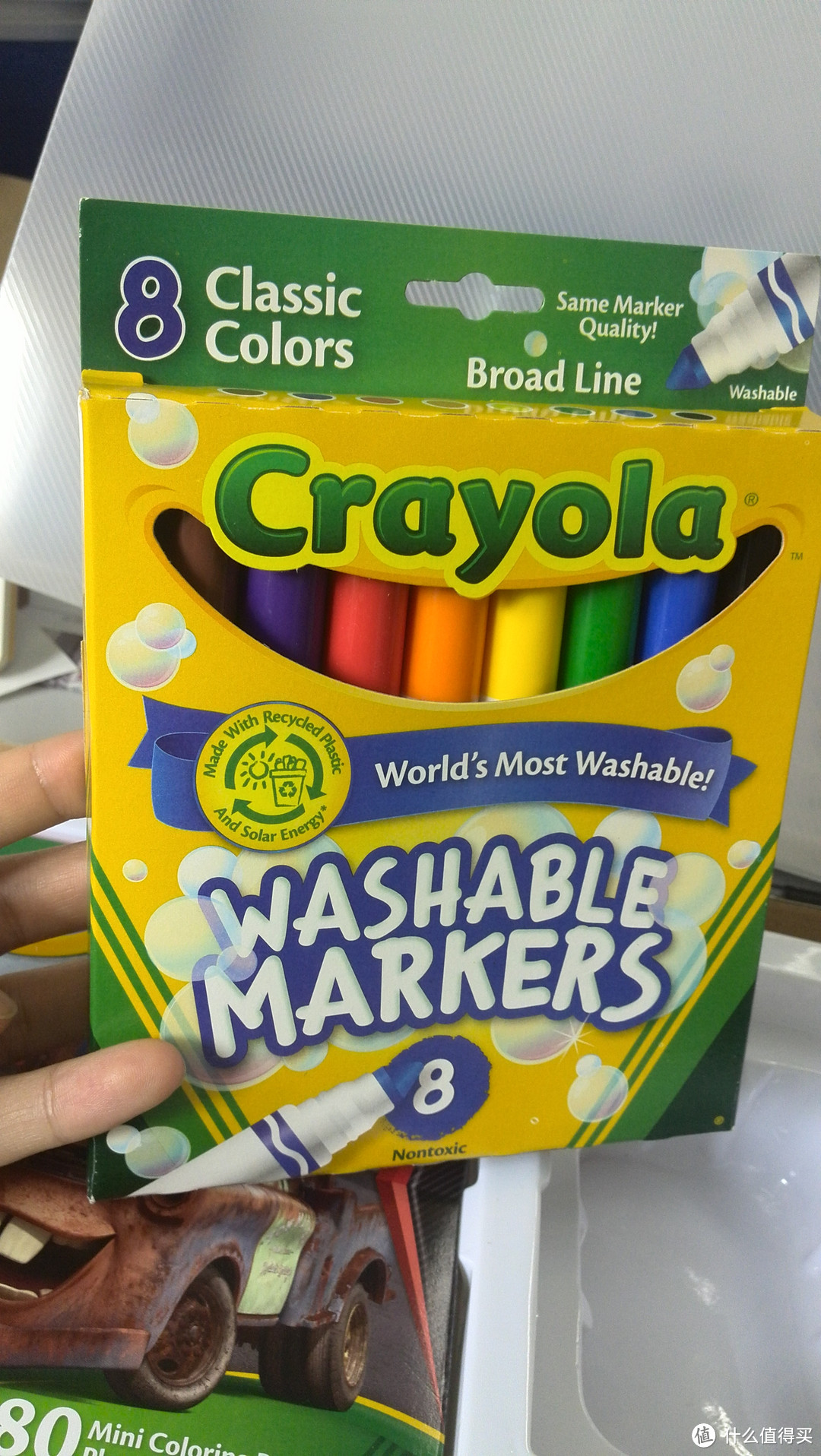 妈妈再也不用担心我画到别处去啦！——Crayola 绘儿乐 01-0012A 创意绘画组合5件套