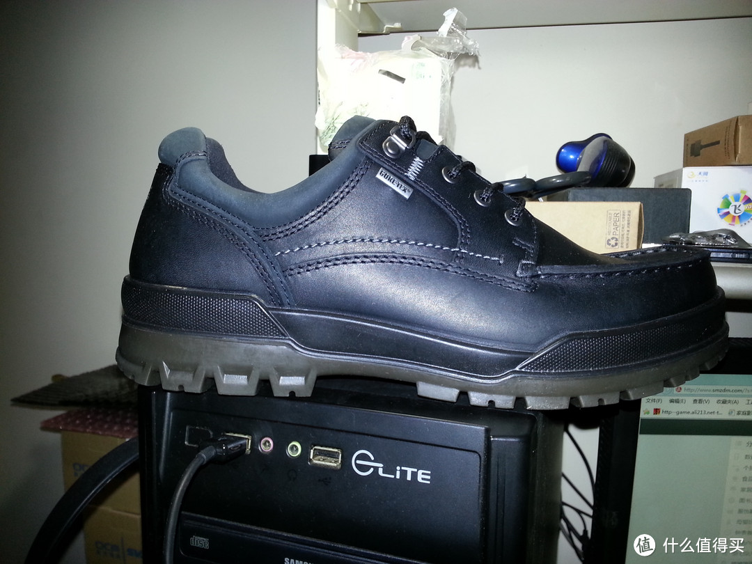 ecco 爱步 Track 6 GTX Moc Toe Tie 户外休闲皮鞋 晒单