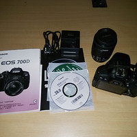 终于买到手单反啦！先来晒单，求指教—— Canon 佳能 EOS 700D 单反套机