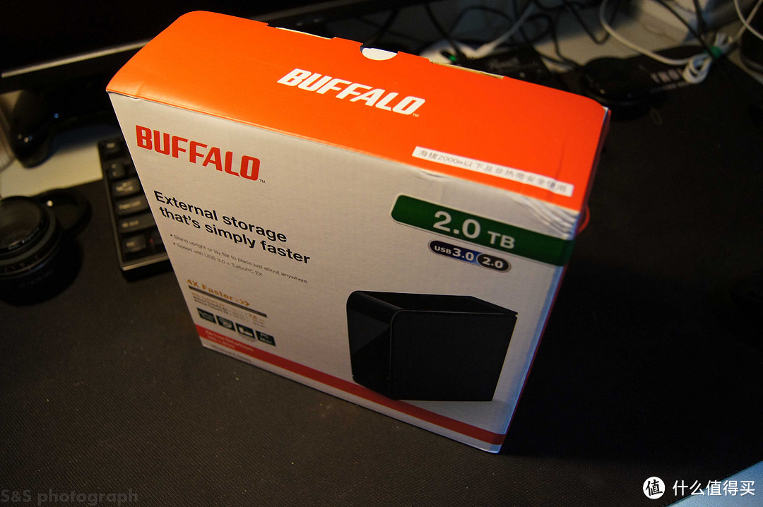 BUFFALO 巴法络 2TB USB3.0 3.5英寸 外置硬盘 拆机晒单图