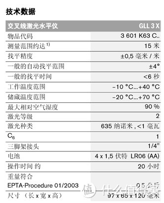 博世 三线激光水平仪 GLL3X