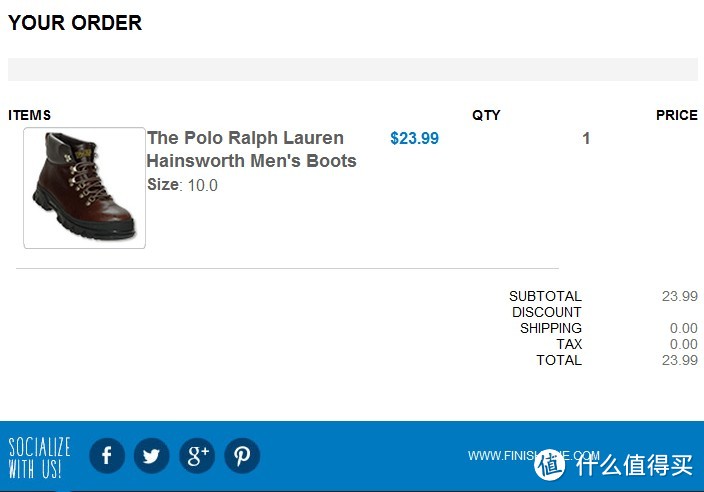 海淘第一单：Polo Ralph Lauren 拉尔夫·劳伦 Hainsworth 男靴