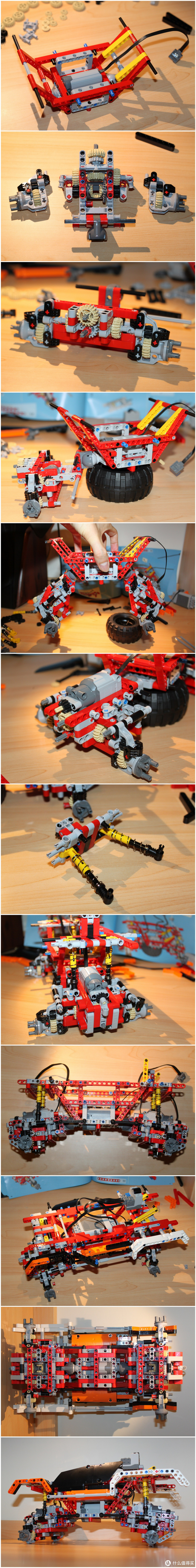 也来晒晒我的LEGO12年科技旗舰—— LEGO 乐高 机械组 Technic 9398 四驱越野遥控车
