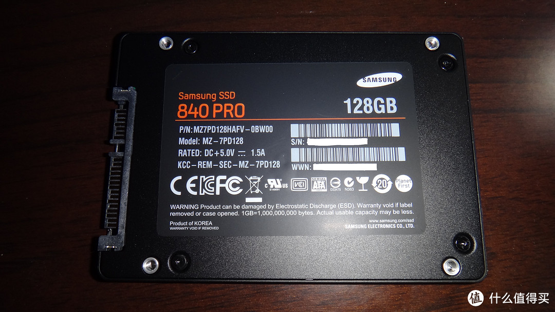 SSD的最强音—— SAMSUNG 三星 840Pro系列 128G 2.5英寸 SATA-3 SSD 固态硬盘(MZ-7PD128BW) 入手记