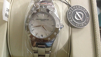 美淘 Baume & Mercier 名士 Linea Mother of Pearl系列 MOA10071 女款石英腕表 