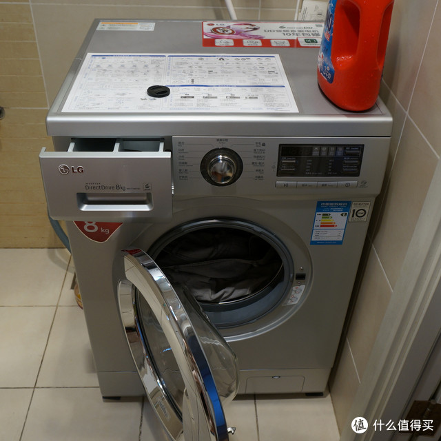 秒杀抢到的 LG WD-T14415D 8公斤 静音系列滚筒洗衣机