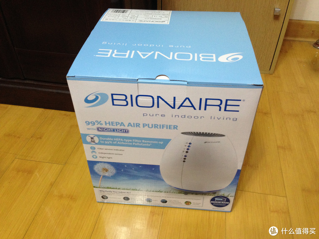 BIONAIRE 百奥耐尔 BAP600W-073 涡轮极效空气净化器 开箱作业