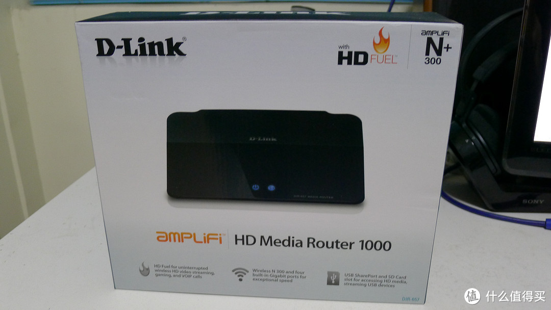 美国亚马逊海淘 D-Link 友讯 Systems HD Media 多媒体路由器 DIR-657 晒单